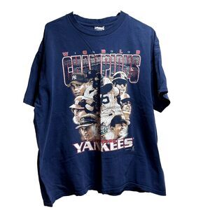 Vintage 1999 New York Yankees Shirt XL World Series Champions Sport Attack